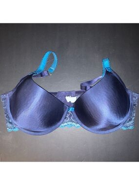 Women's WonderBra Bra Size 38DD Blue